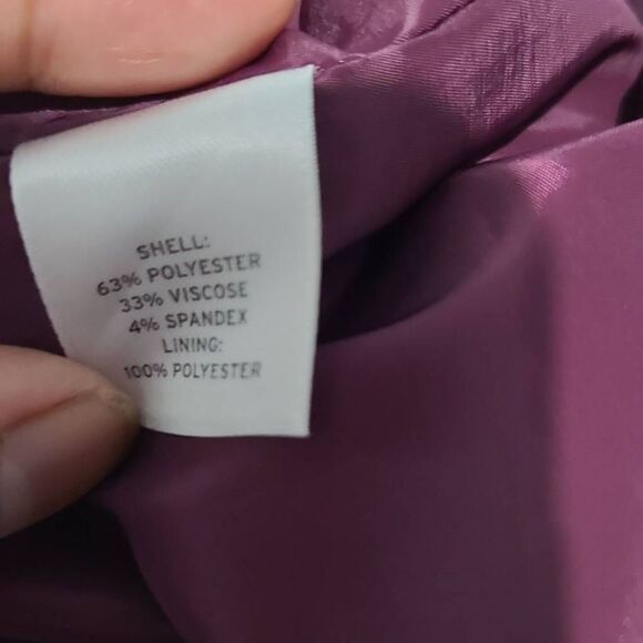 Halogen Purple Pencil Skirt Size 6 - Picture 8 of 9